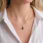 Preview: Bienenkette. 925 Silber vergoldet. Emaille.